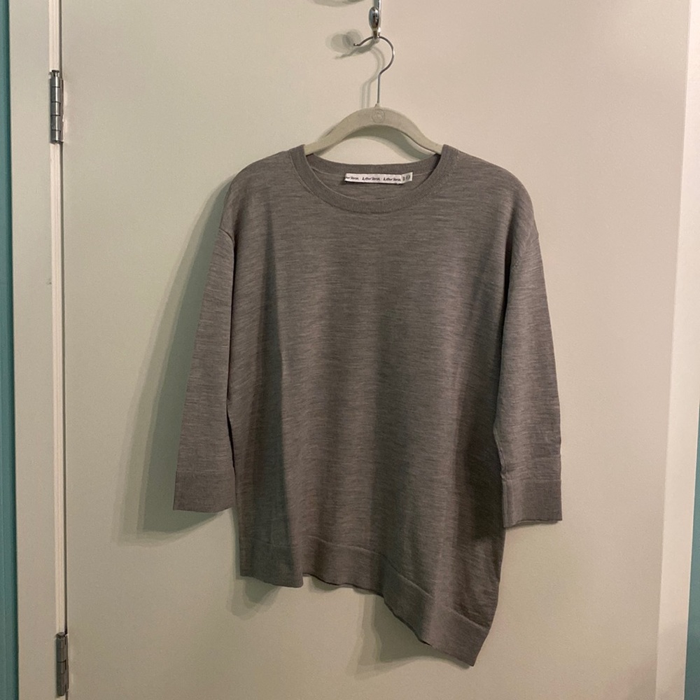 & Other Stories - heather grey sweater, size medium
